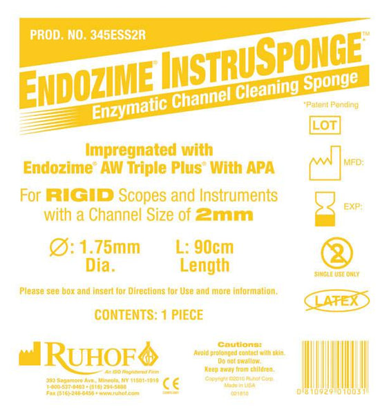 Endozime ® Instrusponge para instrumentos rígidos-reprocesamiento de instrumentos y alcances