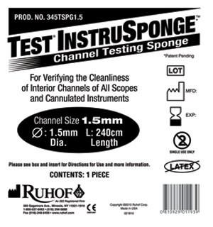 Prueba ® Instrusponge-verificación de limpieza