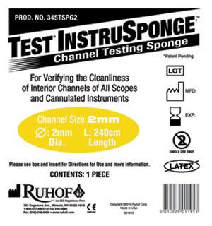 Prueba ® Instrusponge-verificación de limpieza