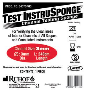 Prueba ® Instrusponge-verificación de limpieza