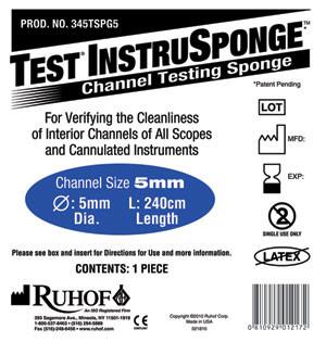 Prueba ® Instrusponge-verificación de limpieza