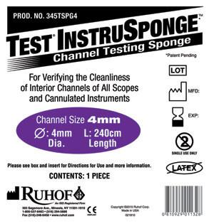 Test® Instrusponge - Verificação de limpeza