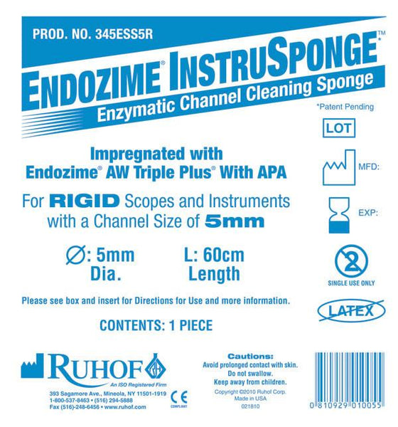 Endozime® Instrusponge For Rigid Instruments - Instrument & Scope Reprocessing