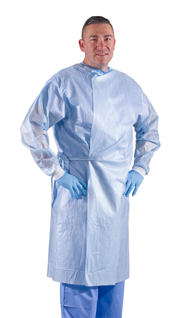 Isolation Gown  AAMI Level 4  ASTM  For Hospital Size Free
